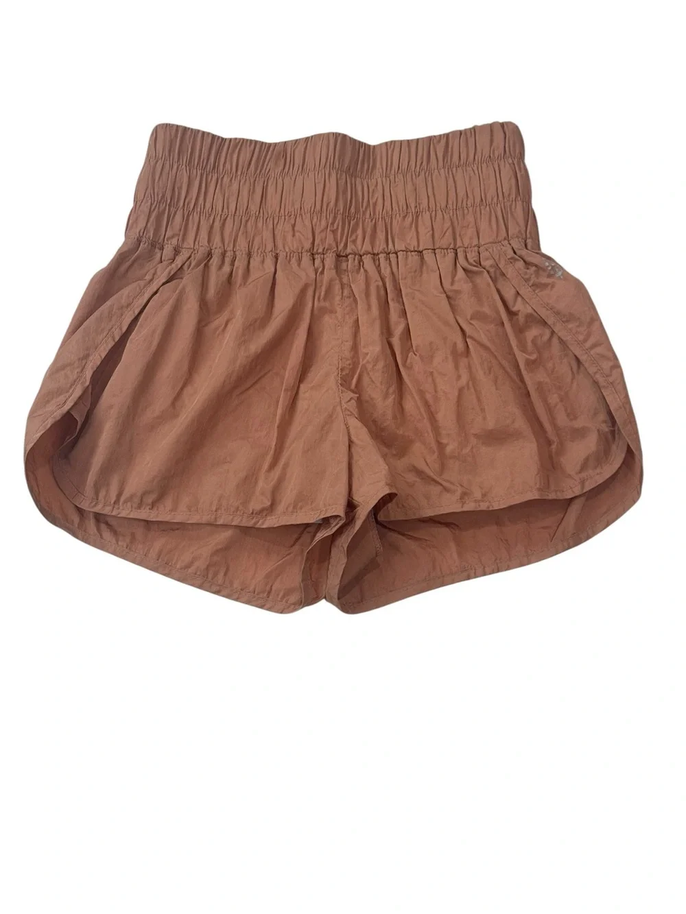 Free People The Way Home Shorts High-Rise Athletic Apricot Size Medium Womens